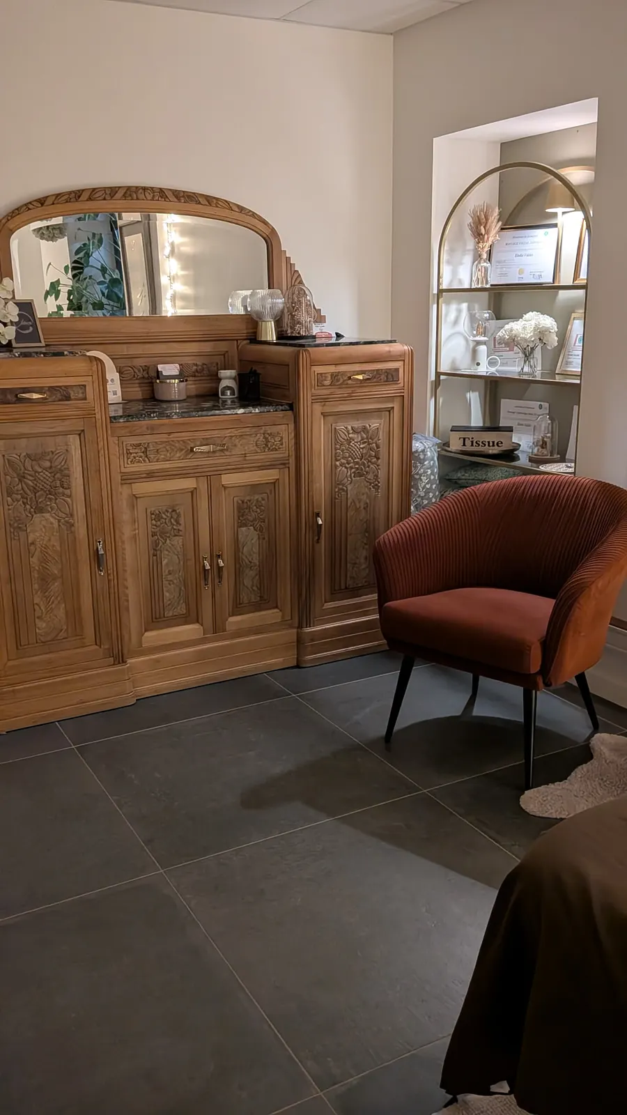 Espace d'accueil de Fondamental Massage à Saint-Privat